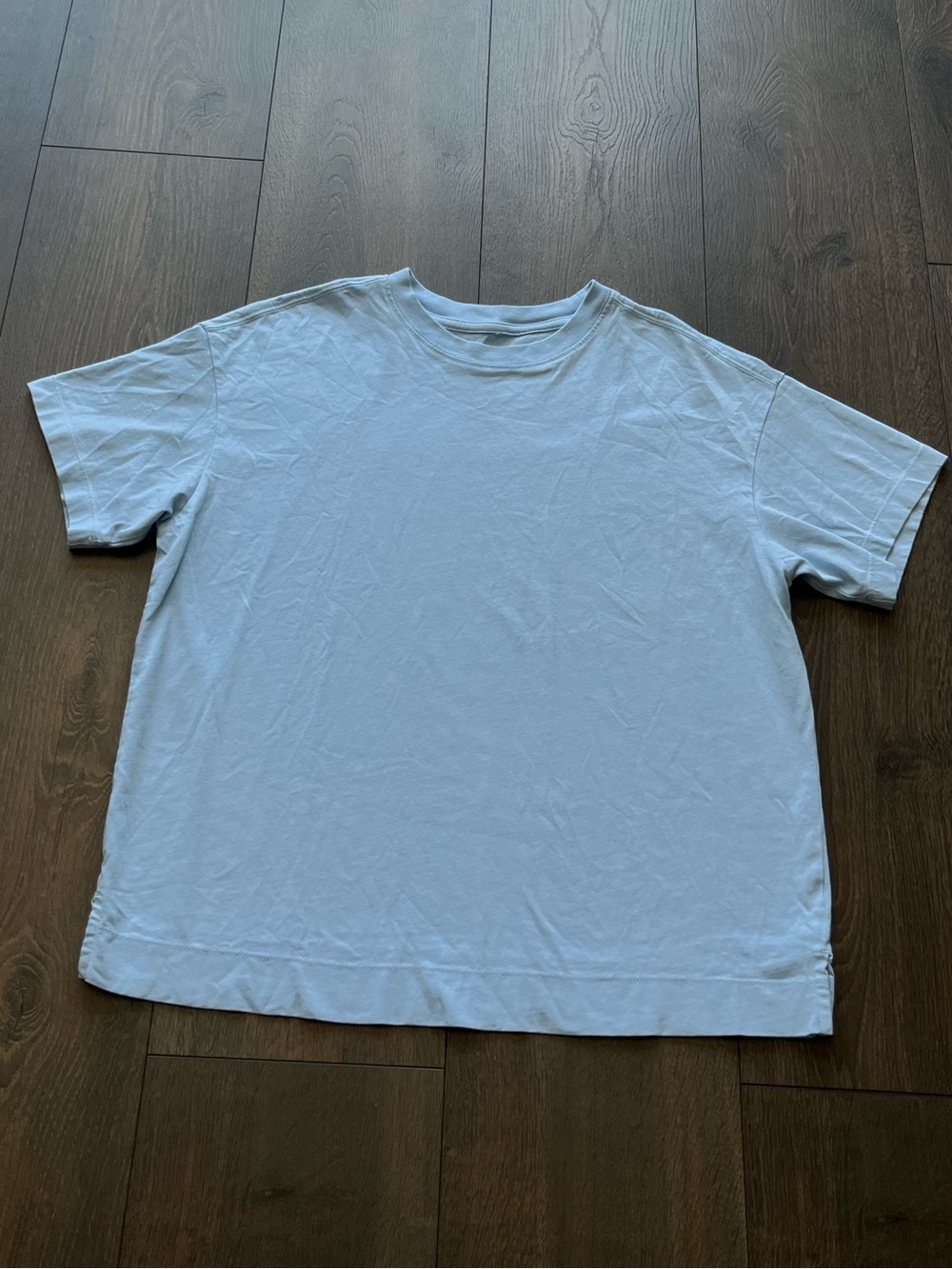 Light Blue Crewneck T‑Shirt
